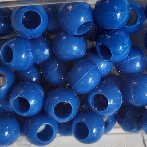 Beadtopia Bright Blue Chunky Beads New Accessories Jewelry Crafts